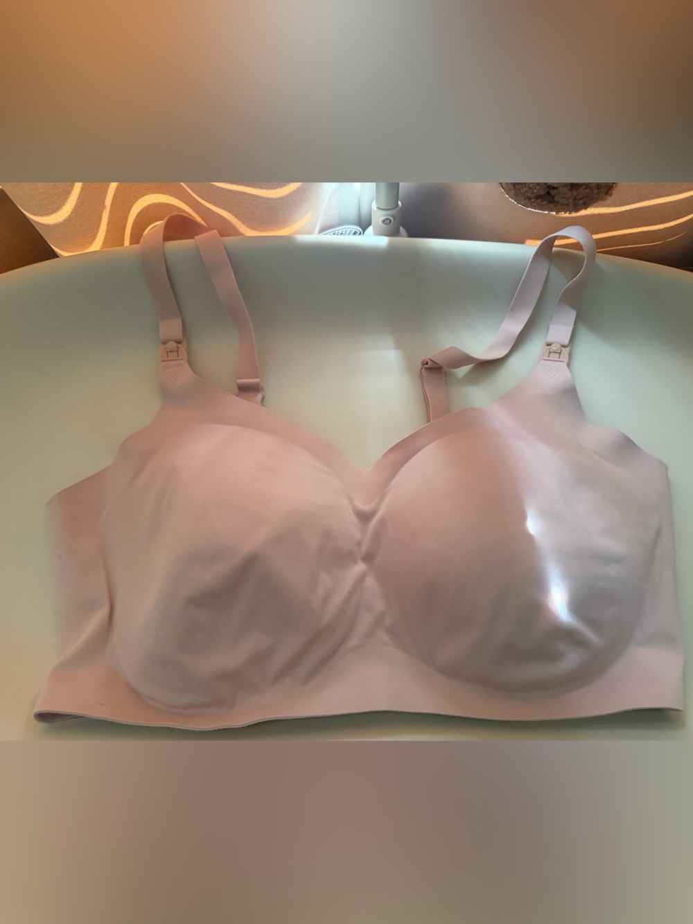 Kindred Bravely Seamless Light Pink Maternity & Nursing Bra